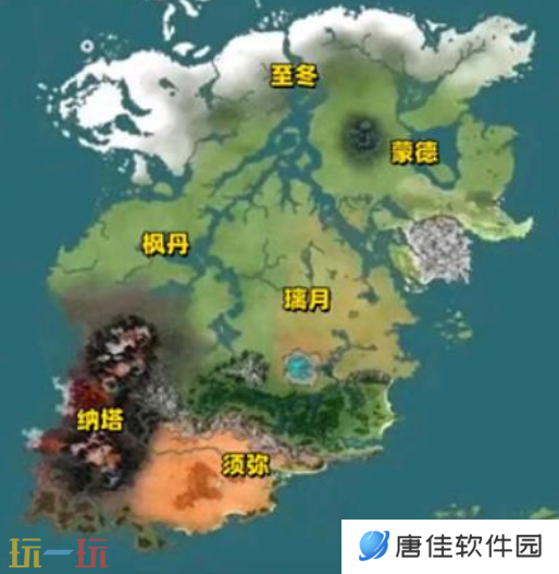 原神七国地图是怎么样的 七国地图全貌介绍
