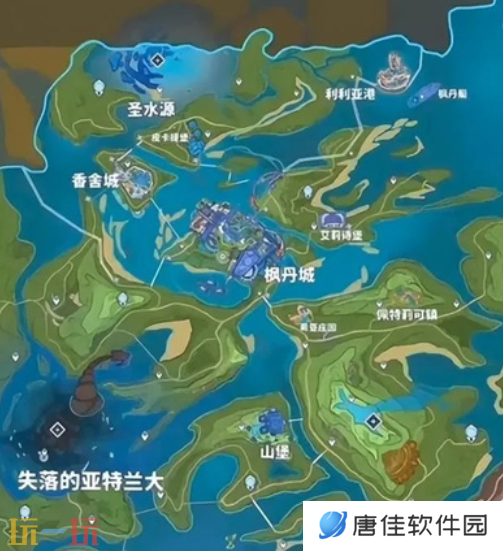 原神七国地图是怎么样的 七国地图全貌介绍