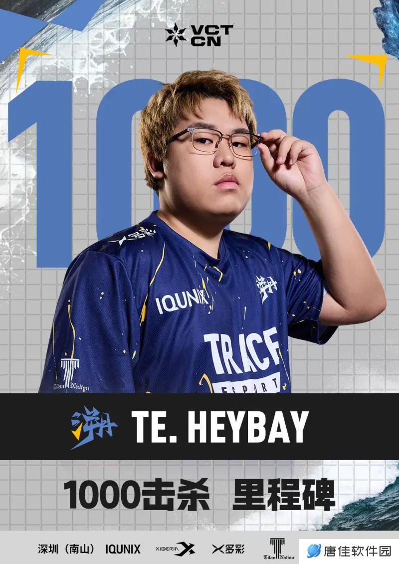 里程碑：TE选手heybay在VCT CN联赛解锁1000击败里程碑