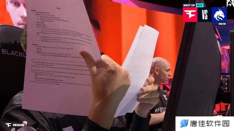BLAST导播无意泄露FaZe战术手册内容